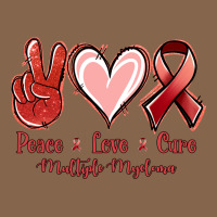 Peace Love Cure Multiple Myeloma Premium Tee | Teevron