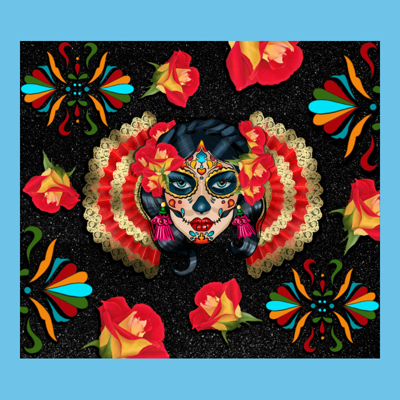 Sugar Skull Tumbler Premium Sweatshirt by BundleAndBundleShop | Teevron