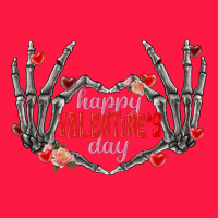 Happy Valentine's Day Skeleton Hands Zipper Hoodie | Teevron