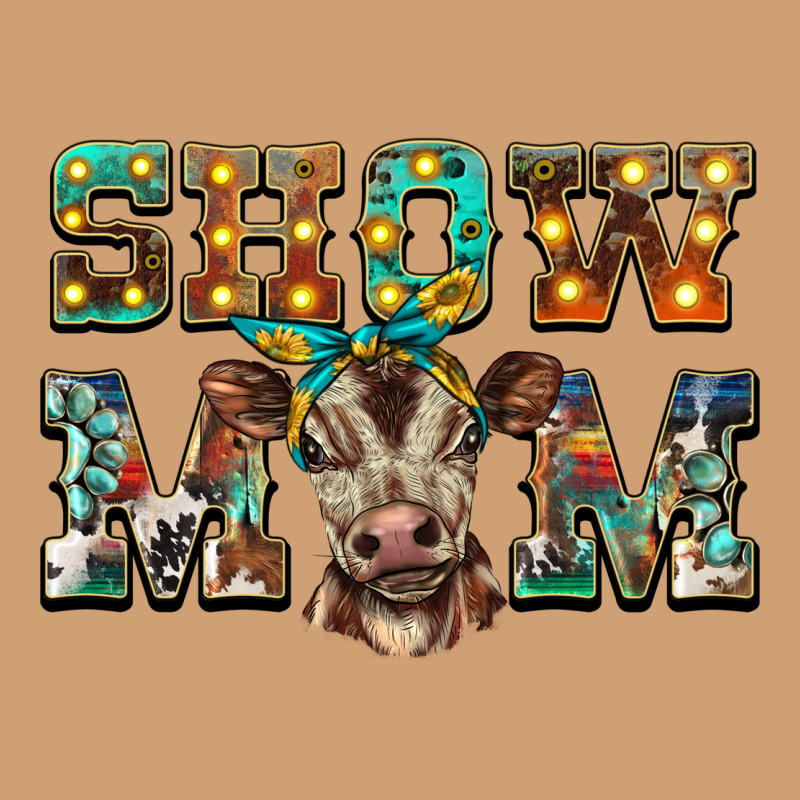 Show Mom Brown Calf Vintage Tee by BarkalooDesign | Teevron