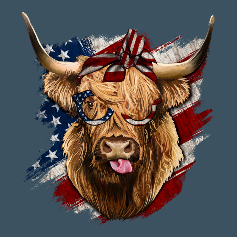American Highland Cow Urban Heavy Tee by Bettercallsaul | Teevron