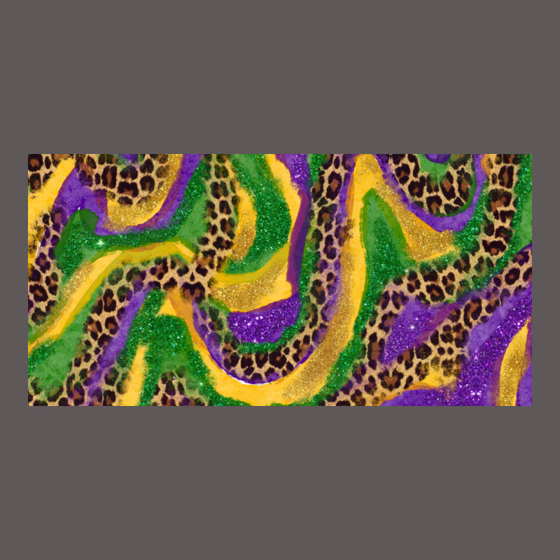 Mardi Gras Colors With Leopard Premium Hoodie by RanaPortraitStore | Teevron