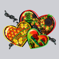 Juneteenth Hearts Heavyweight Sweatshirt | Teevron