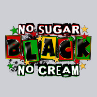 No Sugar No Cream Black Heavyweight Sweatshirt | Teevron