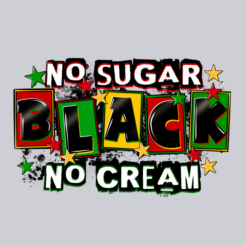 No Sugar No Cream Black Heavyweight Sweatshirt by CowGirlArtShop | Teevron