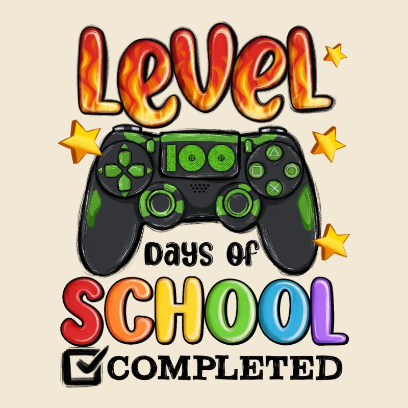 Level 100 Days Of School Completed Ladies Tee by MaliasSmallBusiness | Teevron