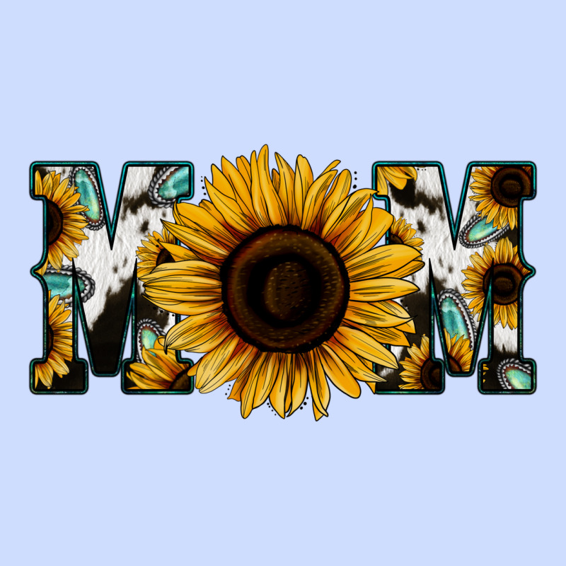 Sunflower Turquoise Cowhide Mom Urban Heavy Tee by Bettercallsaul | Teevron