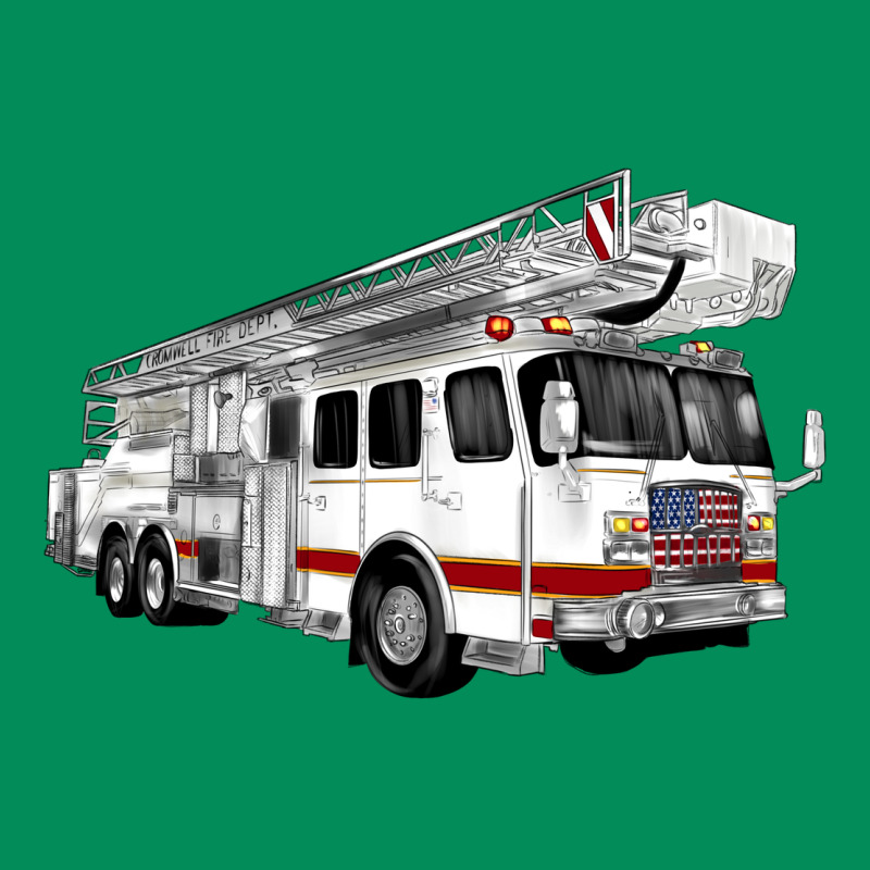 White Fire Truck Urban Hoodie by Artiststas | Teevron