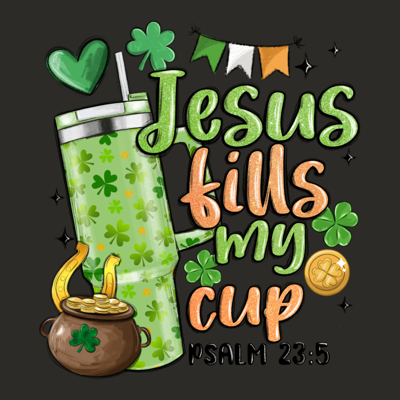 St. Patricks Day Jesus Fills My Cup Heavy Core Tee by MaliasSmallBusiness | Teevron