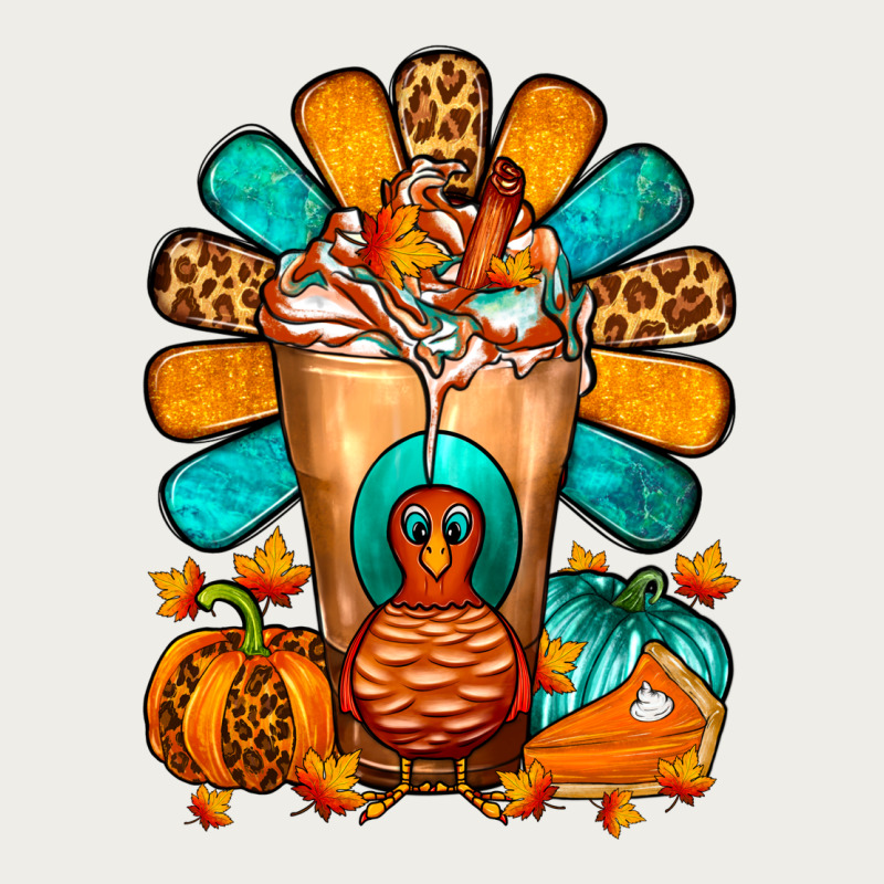 Thanksgiving Cold Drink Frappe Zipper Hoodie by FaDigitalArtStudio | Teevron