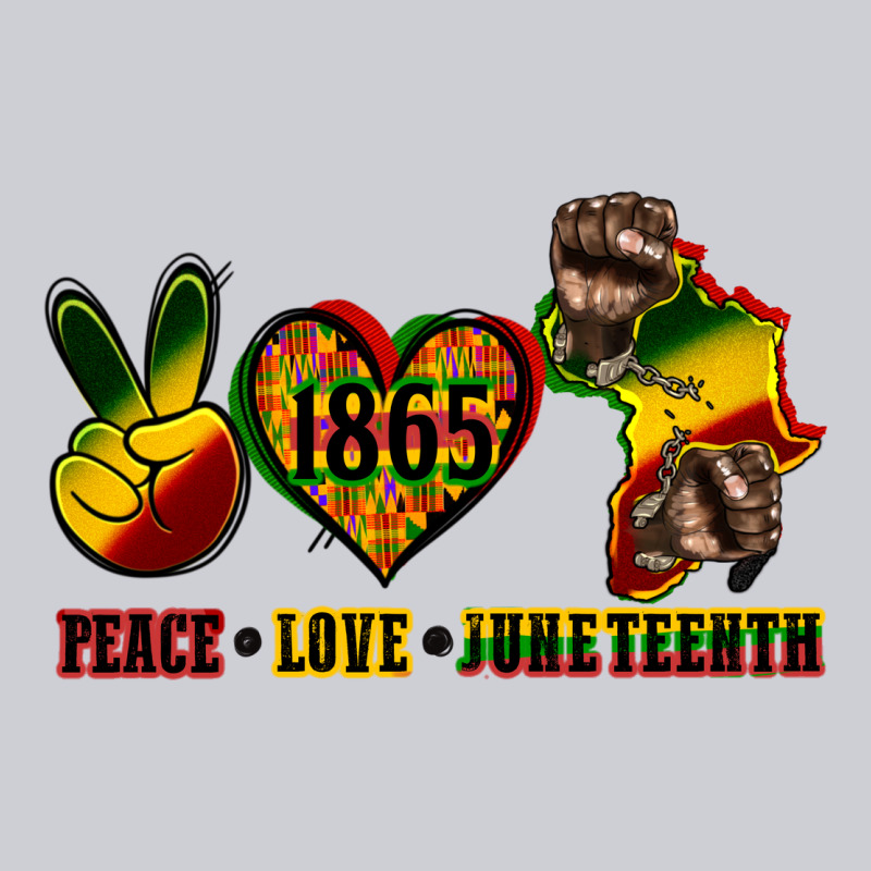 Peace Love Juneteenth Heavyweight Sweatshirt by CowGirlArtShop | Teevron