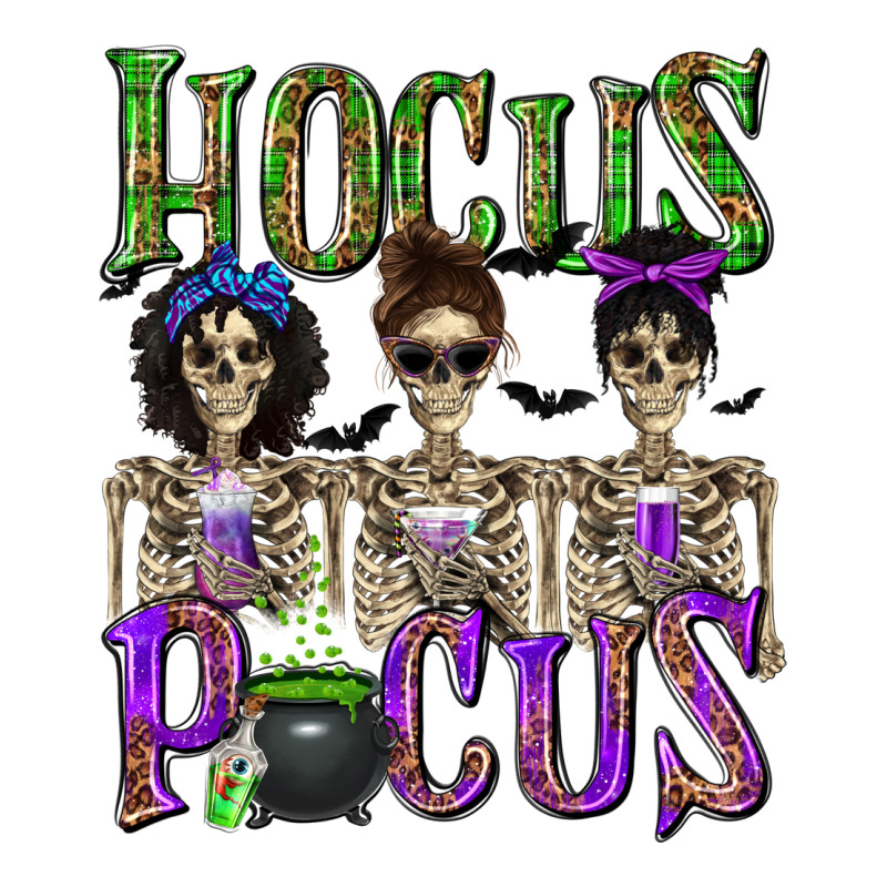 Hocus Pocus With Skeletons Long Sleeve Tee by texasbilliewilder | Teevron