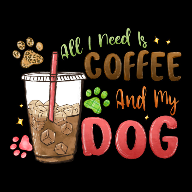 All I Need Is Coffee And My Dog Heavy Core Tee by MaliasSmallBusiness | Teevron
