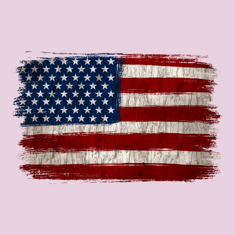 Distressed American Flag Ladies Tee by Jasminsmagicworld | Teevron