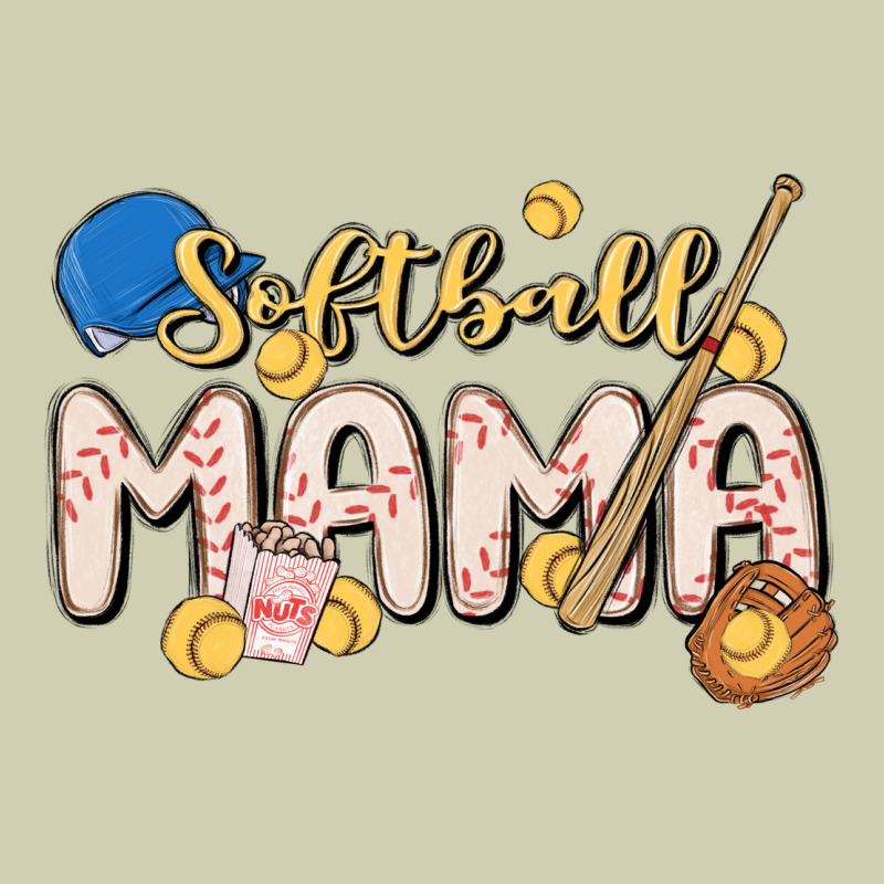 Softball Mama Heavy Core Tee by MaliasSmallBusiness | Teevron