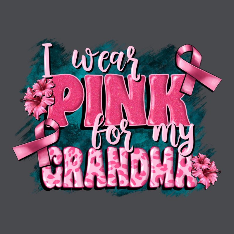 I Wear Pink For My Grandma Zipper Hoodie by FaDigitalArtStudio | Teevron