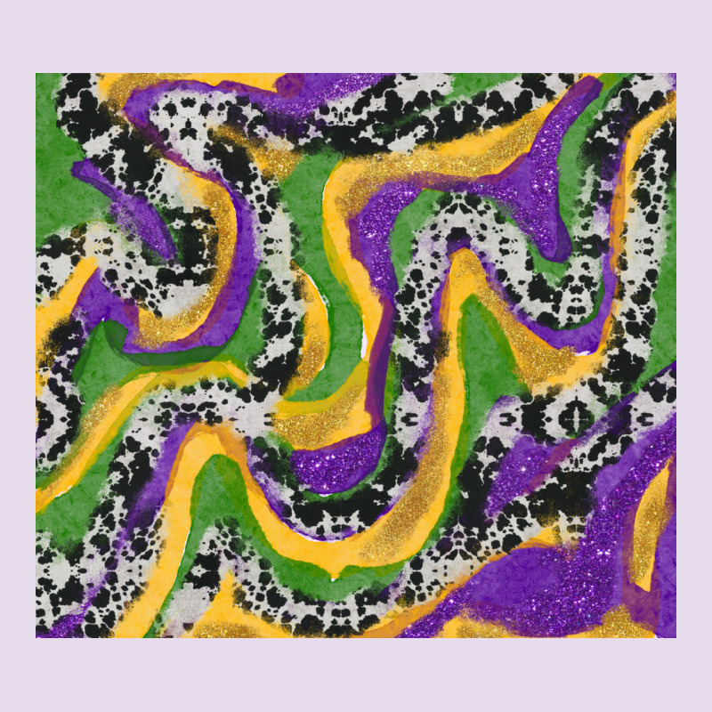 Mardi Gras Cowhide Premium Hoodie by RanaPortraitStore | Teevron