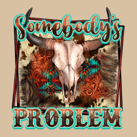 Somebody's Problem Bull Skull Heavyweight Hoodie | Teevron
