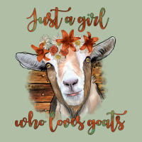 Just A Girl Who Loves Goat Urban Heavy Tee | Teevron