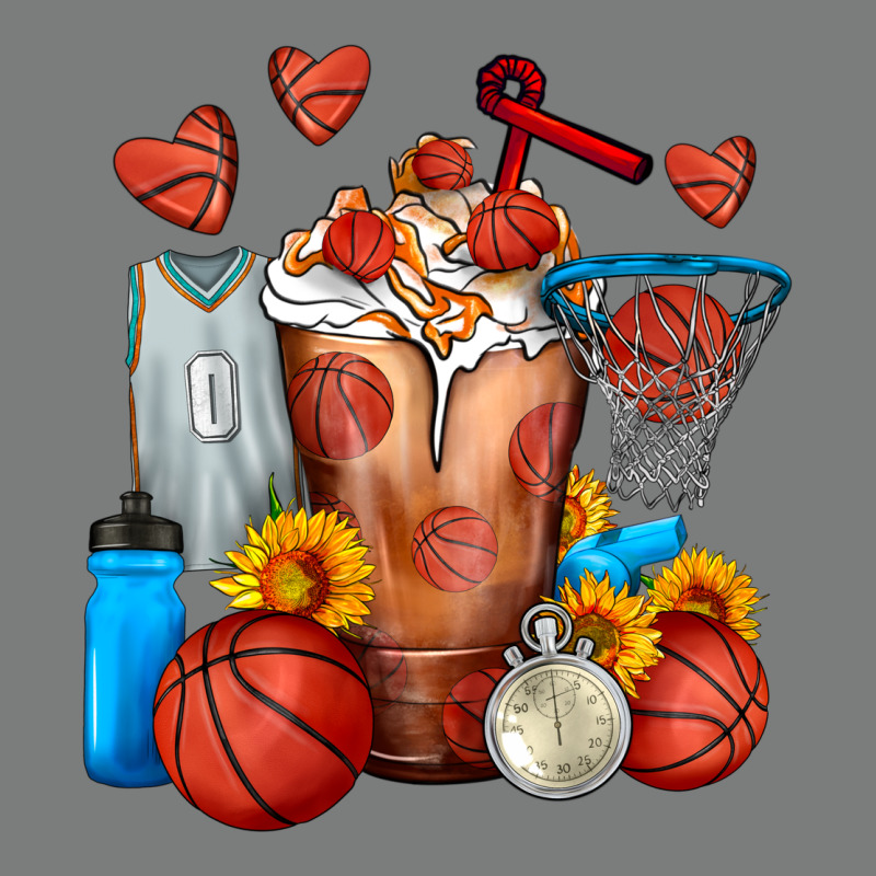 Basketball Sunflower Frappe Premium Hoodie by FaDigitalArtStudio | Teevron
