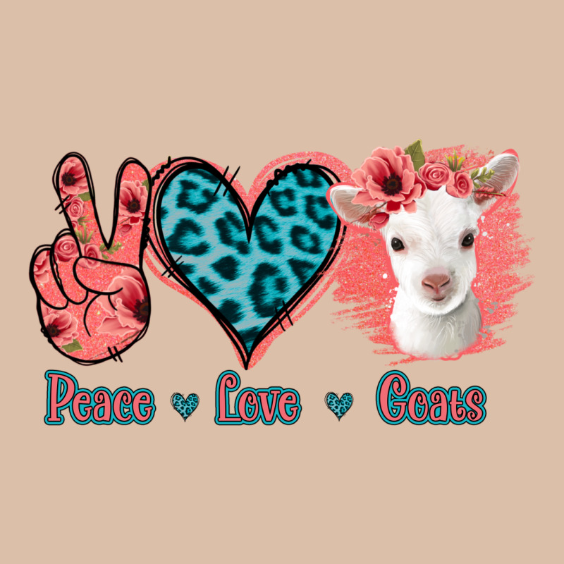 Peace Love Goats Urban Heavy Tee by Bettercallsaul | Teevron