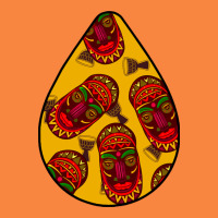African Masks Teardrop  5 Premium Sweatshirt | Teevron