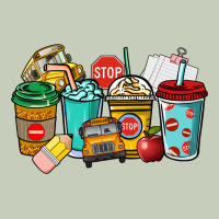 School Bus Driver Coffee Cups Long Sleeve Tee | Teevron