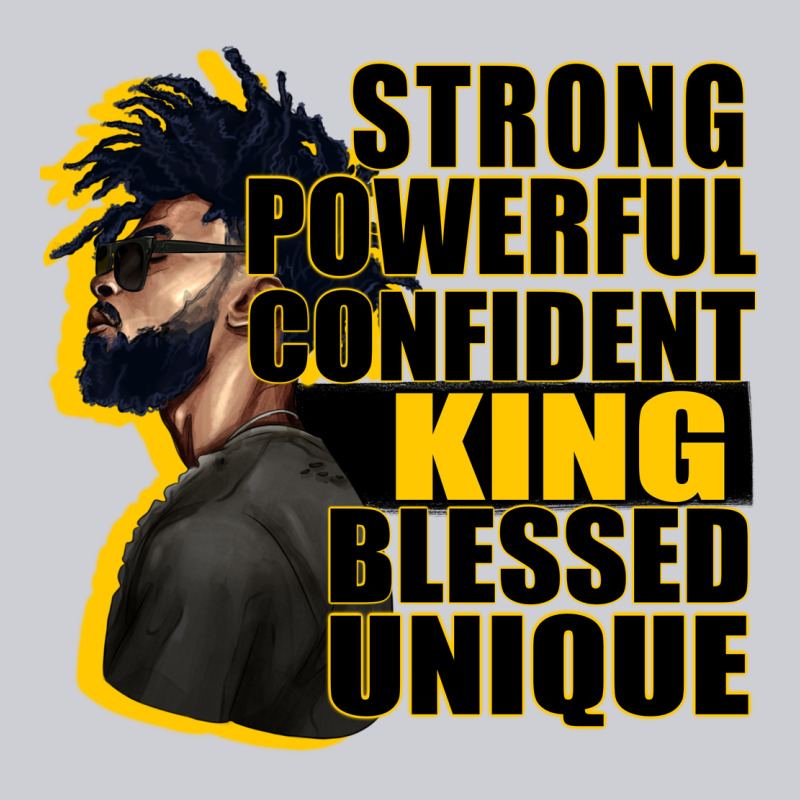 Strong Powerful Confident King Blessed Unique Heavyweight Sweatshirt by CowGirlArtShop | Teevron