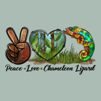 Peace Love Chameleon Lizard Classic Tee | Teevron