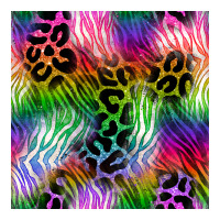 neon safari seamless pattern 2 | Teevron
