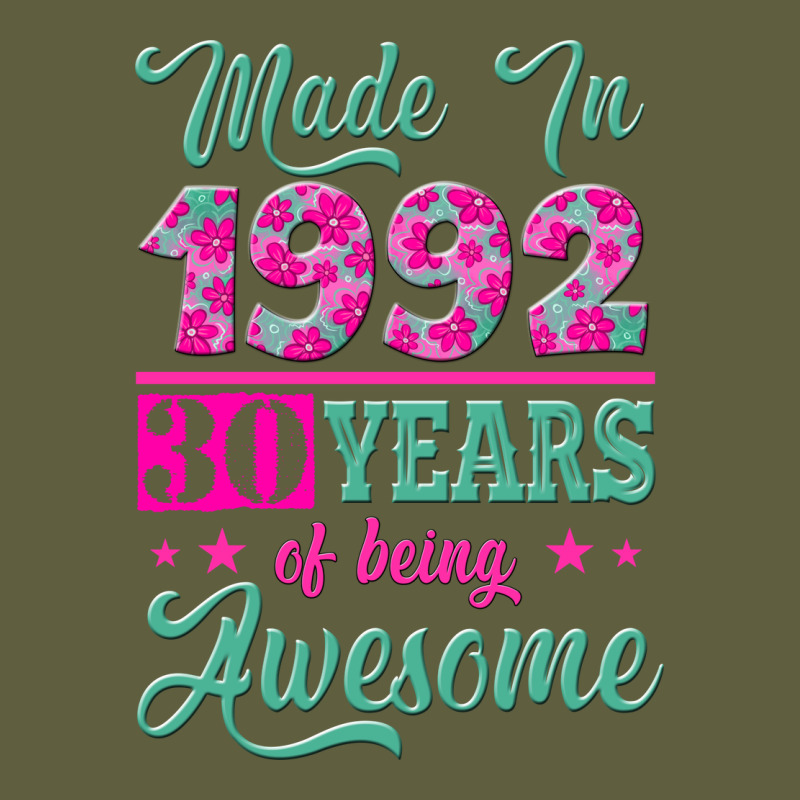 Made In 1992, 30 Years Of Being Awesome Vintage Tee by Jasminsmagicworld | Teevron