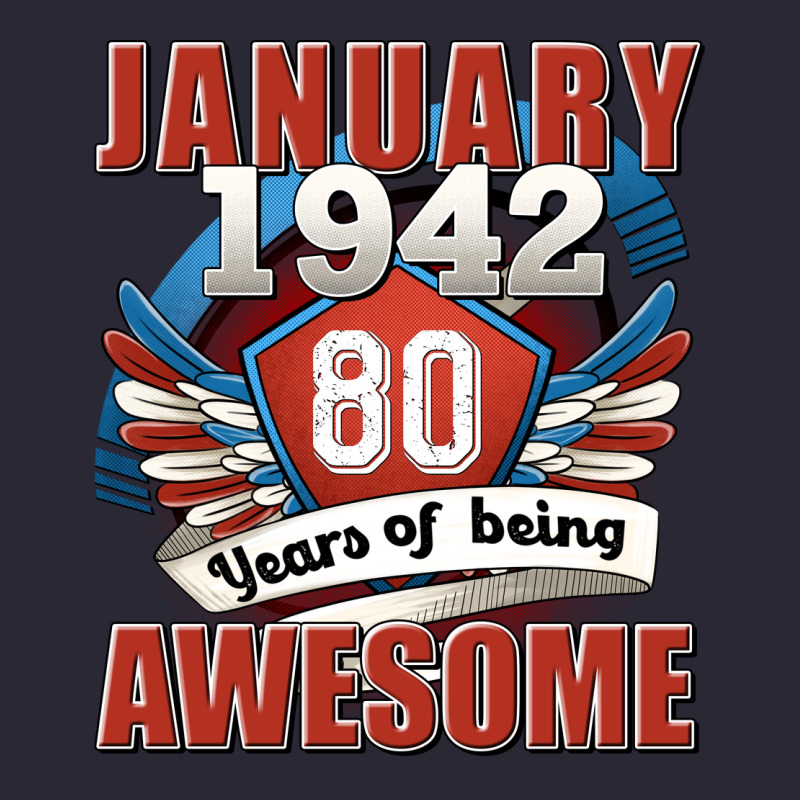 January 1942 80 Years Of Being Awesome Vintage Tee by Jasminsmagicworld | Teevron