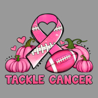 Tackle Cancer Pumpkins Football And Ribbon Breast Cancer Awareness Vintage Hoodie | Teevron