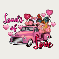 Loads Of Love Valentine's Day Farm Truck Zipper Hoodie | Teevron