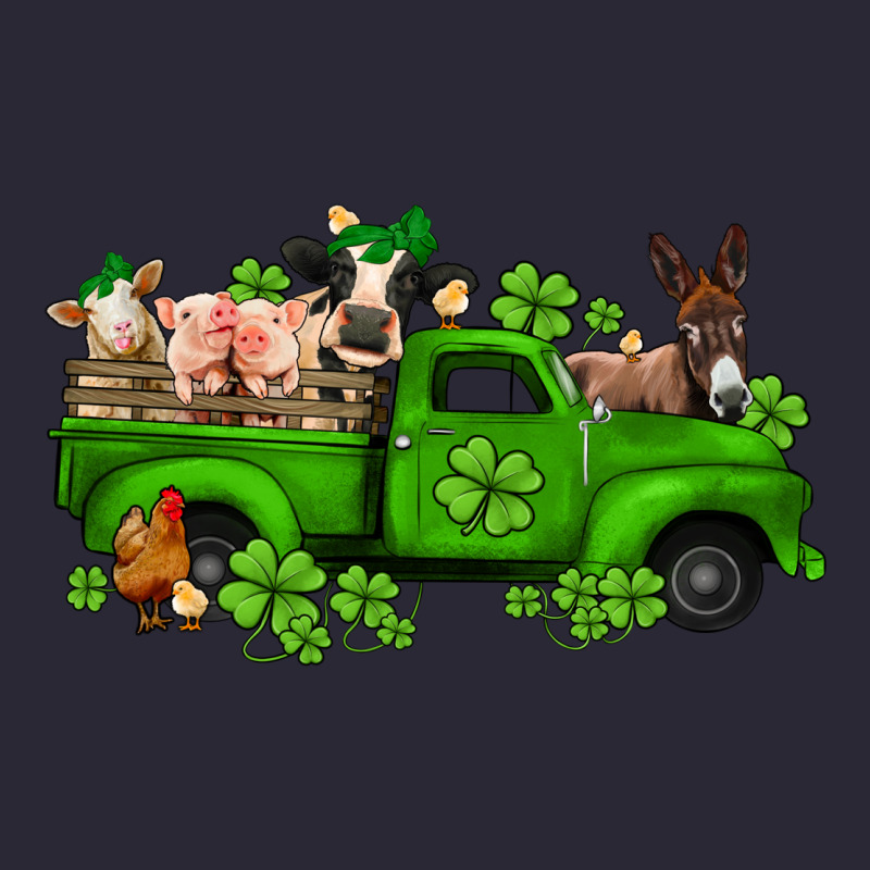 St Patricks Farm Animals Truck Vintage Tee by Jasminsmagicworld | Teevron
