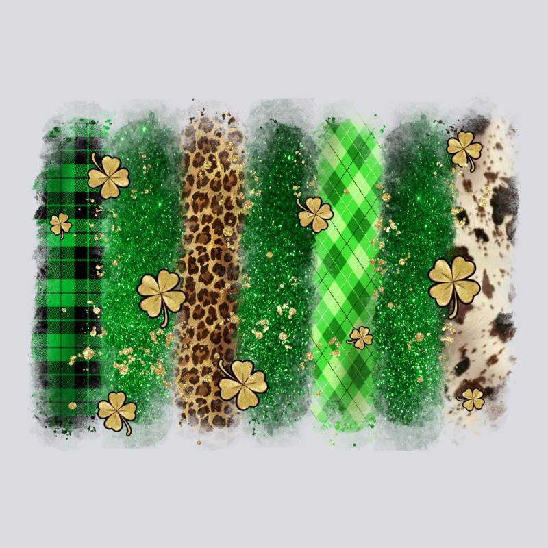 St. Patrick's Day Brushstroke Zipper Hoodie by OliviaCreatesArt | Teevron