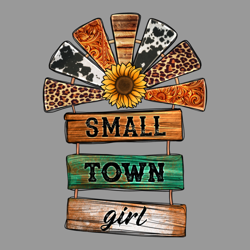 Small Town Girl Western Windmill Wooden Boards Vintage Hoodie by Jasminsmagicworld | Teevron