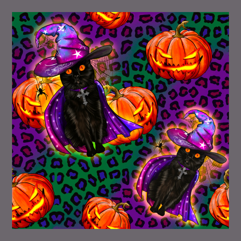 Witchy Cat And Pumpkins Seamless Paternal Premium Sweatshirt by BundleAndBundleShop | Teevron