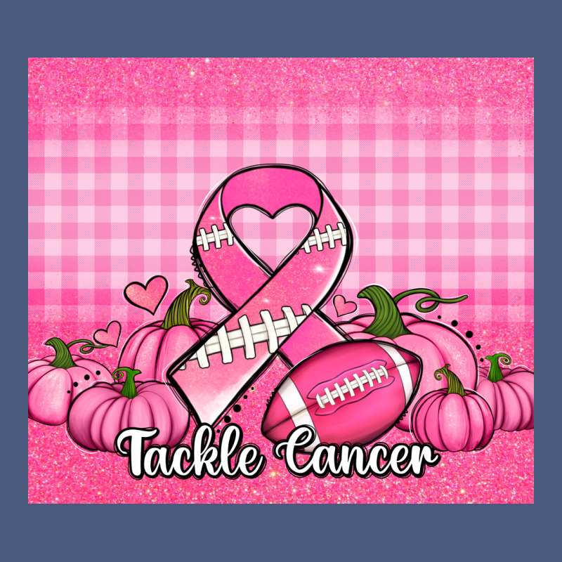 Tackle Cancer Pumpkins Football And Ribbon Vintage Hoodie by Jasminsmagicworld | Teevron