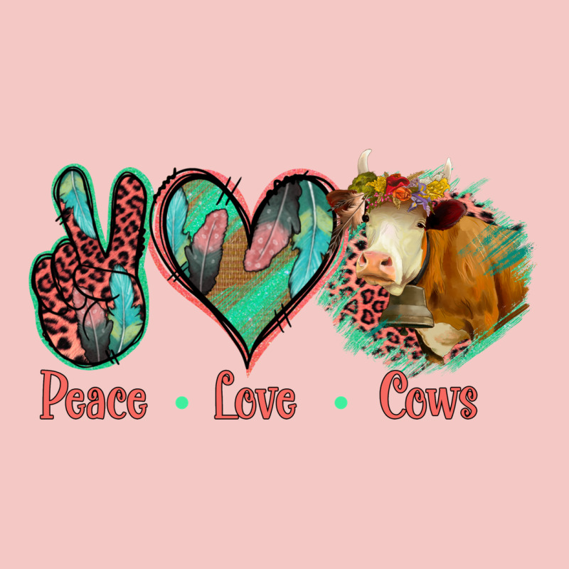Peace Love Cows Urban Heavy Tee by Bettercallsaul | Teevron