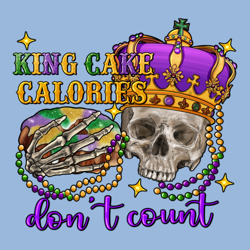 King Cake Calories Don't Count Skull Premium Hoodie by FaDigitalArtStudio | Teevron
