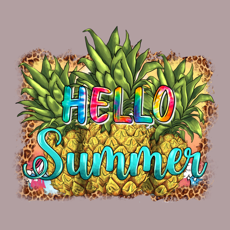 Hello Summer Pineapple Vintage Hoodie by BarkalooDesign | Teevron