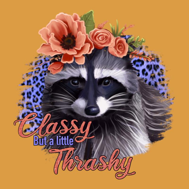 Classy But A Little Thrashy Raccoon With Flowers Urban Heavy Tee by Bettercallsaul | Teevron