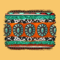 Turquoise Western Background Vintage Hoodie | Teevron