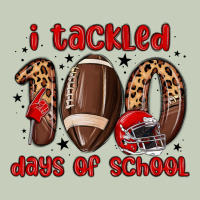 I Tackled 100 Days Of School Ladies Tee | Teevron