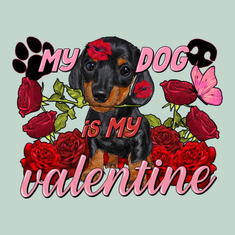 My Dog Is My Valentine's Day Zipper Hoodie by FaDigitalArtStudio | Teevron