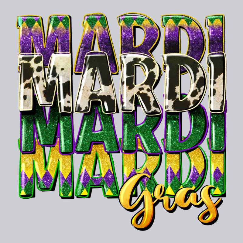 Cowhide Mardi Gras Heavyweight Sweatshirt by CowGirlArtShop | Teevron