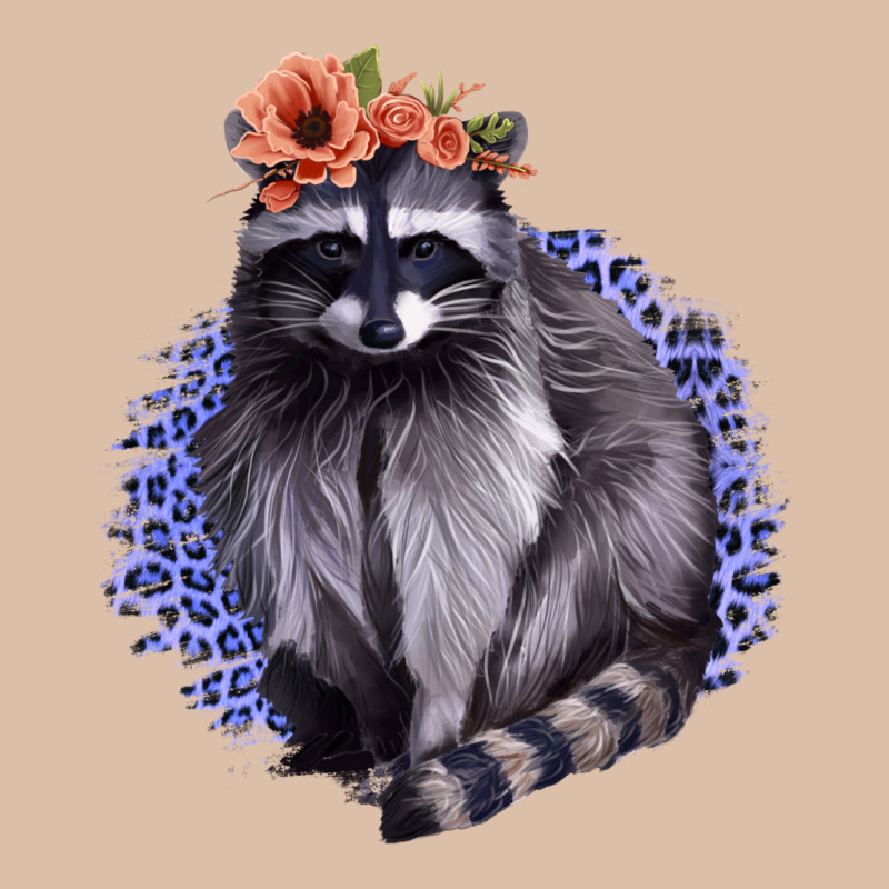 Raccoon With Flowers Urban Heavy Tee by Bettercallsaul | Teevron