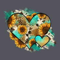 Leopard Sunflower Cowhide Glitter Heart Vintage Hoodie | Teevron