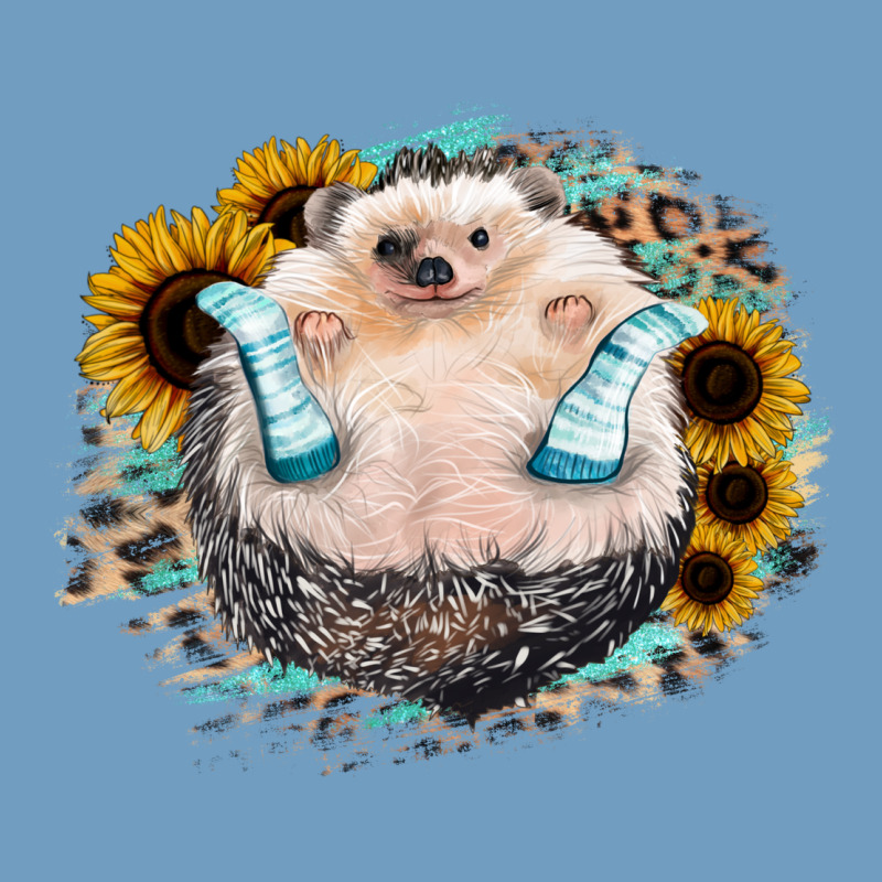 Hedgehog With Sunflower Urban Heavy Tee by Bettercallsaul | Teevron
